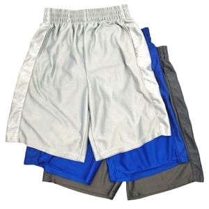 Boys Shorts 💥, Size 6-7, blue,  gray, silver, Starter Brand